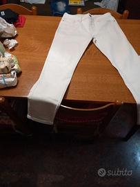 Jeans bianchi elasticizzati Denim