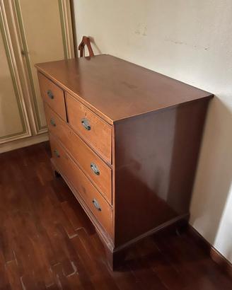 Cassettiera camera da letto comò legno massello