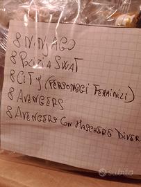 40 minifigure compatibili lego varie tipologie 