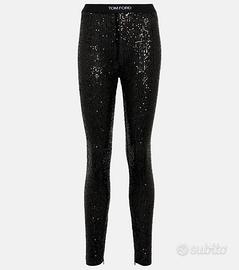 Leggins morbido con pailettes sul lato davanti