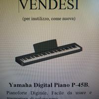 Pianoforte digitale yamaha P-45B