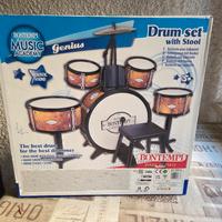 Bontempi Genius batteria per bimbi ragazzi NUOVA