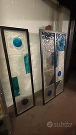 12 piastrelle della Murrina montate in telaio