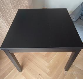 Tavolo allungabile Ikea Bjursta nero quadrato