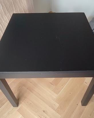 Tavolo allungabile Ikea Bjursta nero quadrato