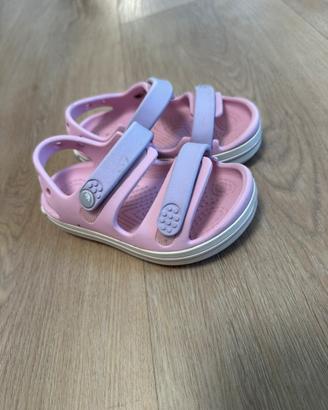 Sandali Crocs bimba rosa, taglia 23-24