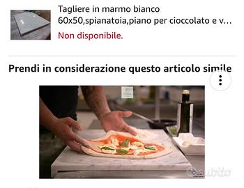 Tagliere in marmo/spianatoia 
