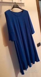 Vestito estivo elegante blu donna