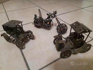 Modellini auto e moto artigianali 