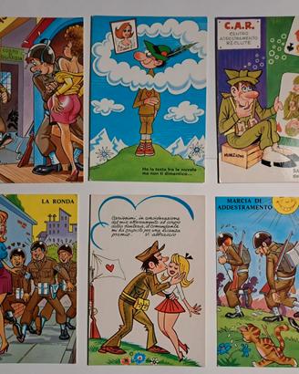 Cartoline Militari Anni '90 - Ricordi della Naja