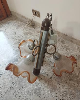 Lampadario vintage stile Murano 