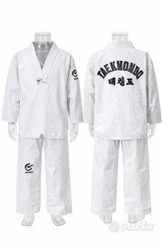 Dobok Taekwondo bambino 140 cm Wacoku con cintura