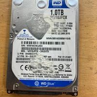 HDD sata 2.5 WD 1TB usato