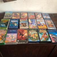 Lotto 18 VHS Cartoni Animati Classici Disney Pixar
