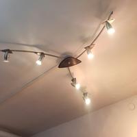 Lampadario moderno in acciaio inox