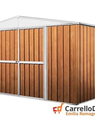 Box in Acciaio da giardino 360x345cm fin legno