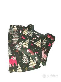 pigiama bambino natalizio 5/6 anni 