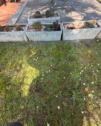 Vasi da giardino in cemento