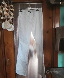 pantalone bianco 