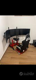 Postazione profilati simracing