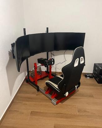 Postazione profilati simracing