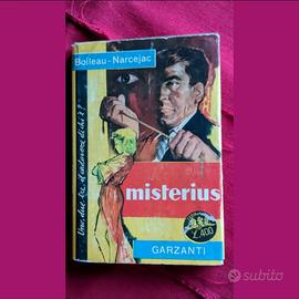Libro giallo "MISTERIUS" serie 3 scimmiette 1962