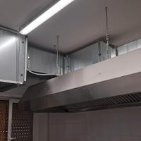 Cappa aspirante in acciaio inox professionale 