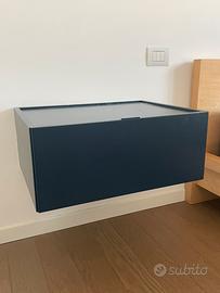 2 Comodini blu San Giacomo 60x45x24,5