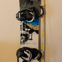 Snowboard Sultan 159 + attacchi Drake Fifty L/XL