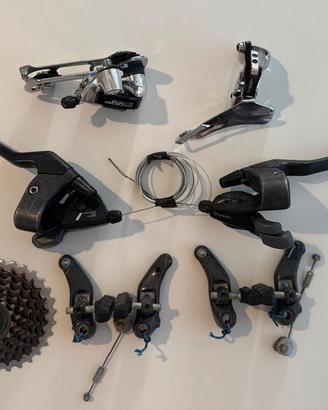 Gruppo completo mtb anni '90 Shimano Exage400 3x7