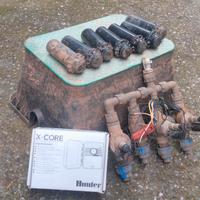 irrigatori ,pozzetto,e valvole ,computer per irrig