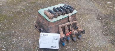 irrigatori ,pozzetto,e valvole ,computer per irrig