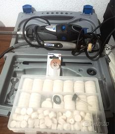 Dremel completo di accessori e utensile rotativo