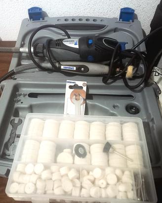 Dremel completo di accessori e utensile rotativo