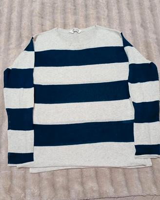 top da donna a maniche lunghe con brillantini 