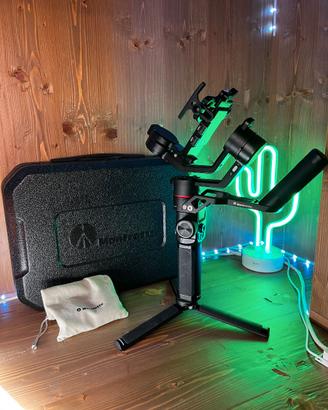 Gimbal Manfrotto MVG220 con scatola e accessori
