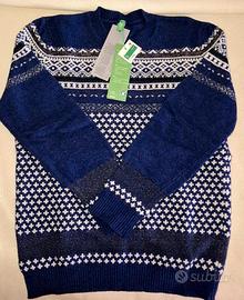 Maglione lana Benetton nuovo bambino 6 anni