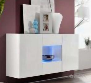 Credenza bianca led