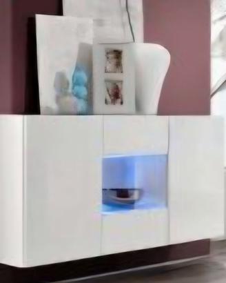Credenza bianca led
