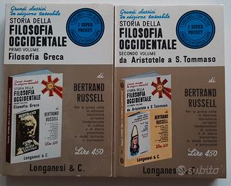 Storia dell filosofia occidentale - volumi 1 e 2