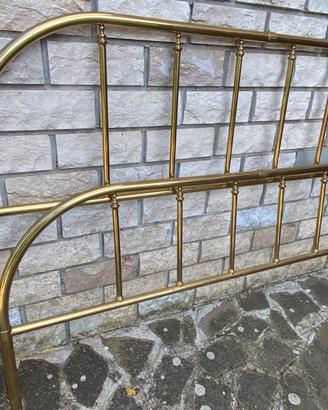 Letto matrimoniale ottone