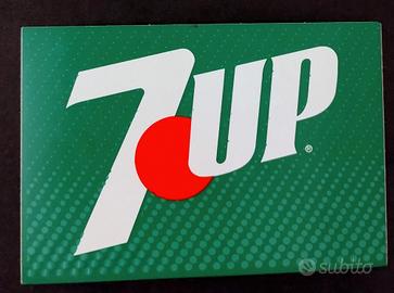 Adesivo pubblicitario 7Up bibita gassata vintage
