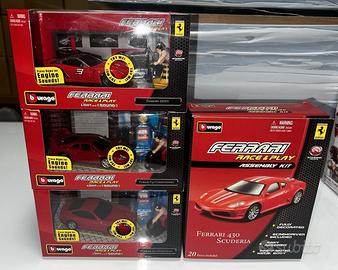 Collezione 4x Ferrari Burago Race