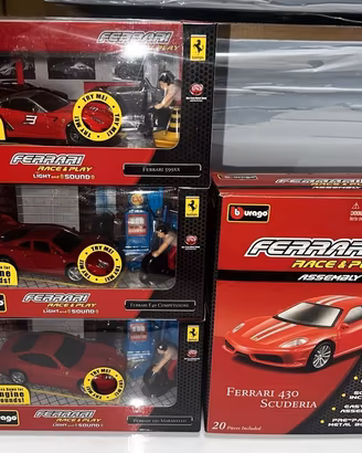 Collezione 4x Ferrari Burago Race