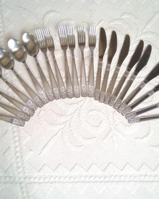 Servizio Posate Inox (22 Pezzi) - Stile Vintage