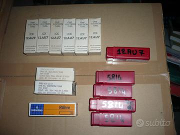 VALVOLE TRIODI PREAMPLIFICATORI Zoccolo NOVAL