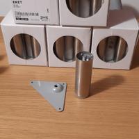 20 piedini in acciaio inox Eket Ikea nuovi 