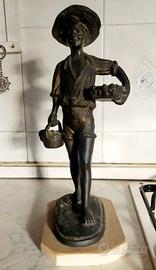 Statua antica in bronzo.