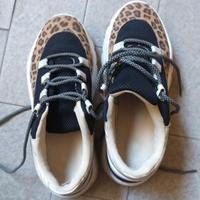 Scarpe leopardate tg 39