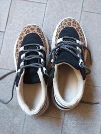 Scarpe leopardate tg 39